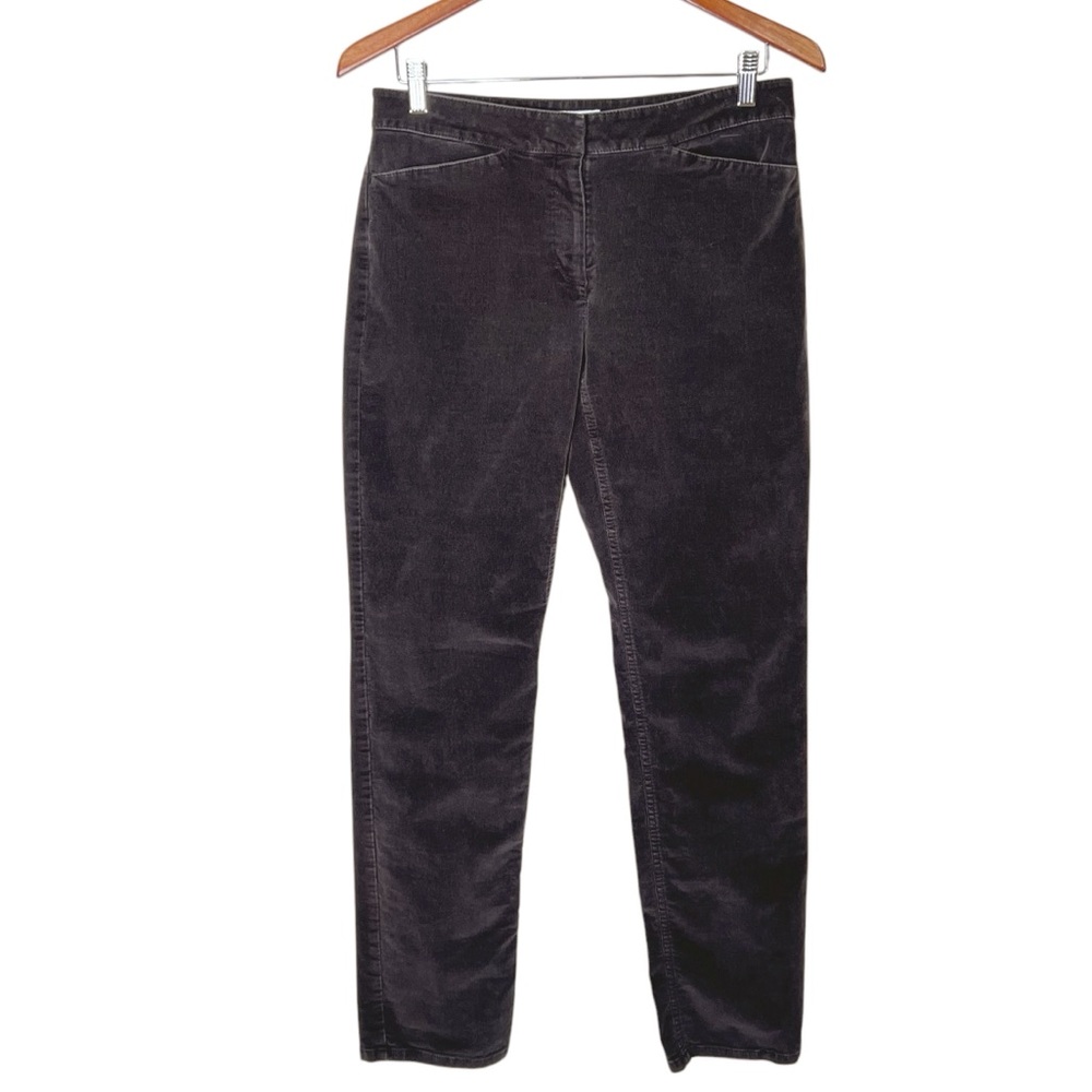 J. Jill Cabincore Corduroy Trouser Pants 6 Brown Heritage Minimalist Preppy